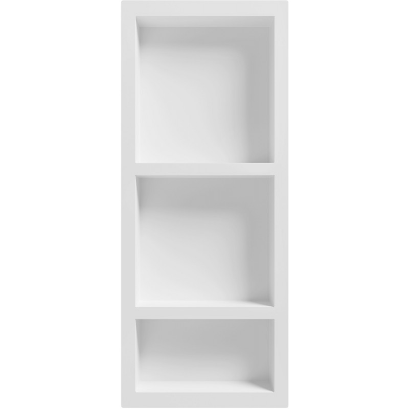 Mexen X-Wall-S étagère d'encastrement SMC avec rebord 99,1 x 40,7 cm, blanc - 1901994109