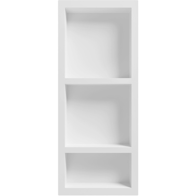 Mexen X-Wall-S étagère encastrée SMC avec rebord 99,1 x 40,7 cm, blanche - 1901994109