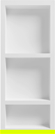 Mexen X-Wall-S étagère d'encastrement SMC avec rebord 99,1 x 40,7 cm, blanc - 1901994109