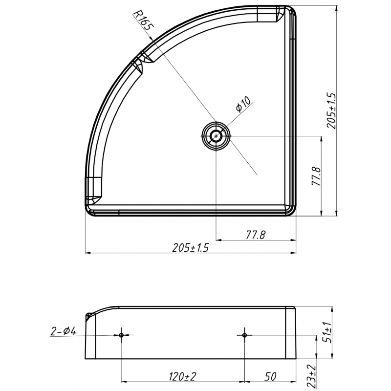 Mexen X-Wall-S étagère murale d'angle SMC 20,5 x 20,5 cm, blanche - 1901202005