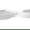 Mexen X-Wall-S étagère murale d'angle SMC 20,5 x 20,5 cm, blanche - 1901202005