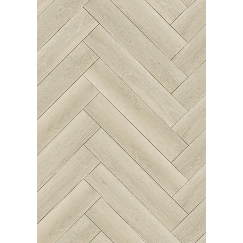 Mexen Concord panneaux vinyles parquet à chevrons 635 x 127 mm SPC 6,5 mm, sous-couche IXPE 1,5 mm, 4 V-Joint, Chêne