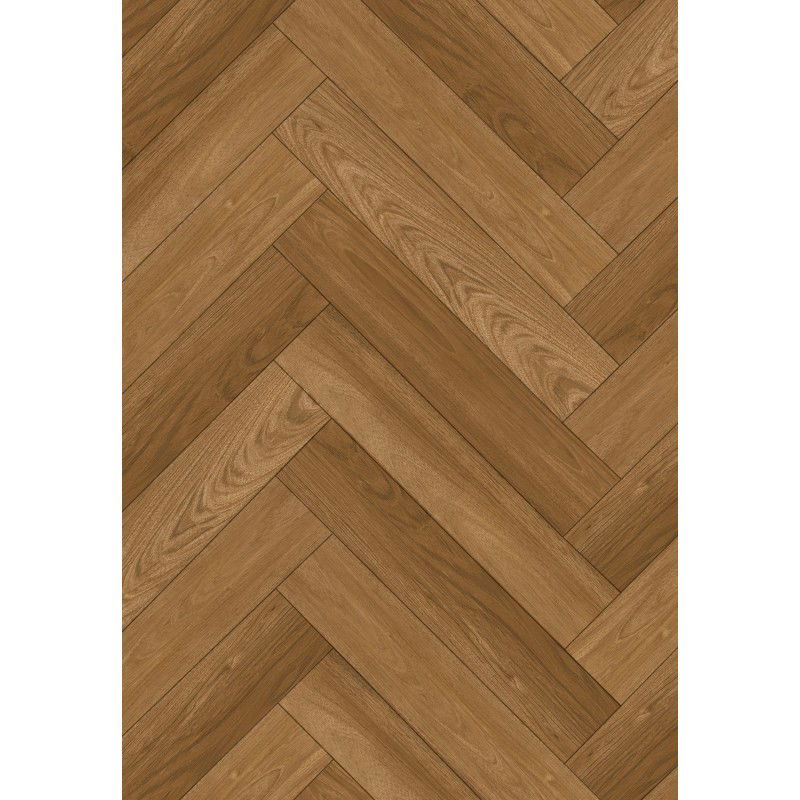 Mexen Overland Park vinyles à chevrons 635 x 127 mm SPC 6,5 mm sous-couche 1,5 mm, 4 V-Fuge, Jatoba - F1187-0635-127-505-4V1-12