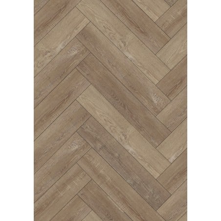 Mexen Windsor panneaux vinyles à chevrons 635 x 127 mm SPC 6,5 mm, sous-couche IPEX 1,5 mm, 4 joints en V, Chêne