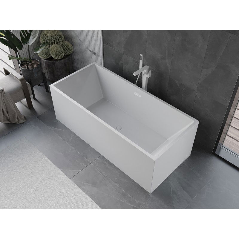 Mexen Vigo baignoire autoportante 178,5 x 80 cm, blanche, trop-plein blanc - 51251788000-20