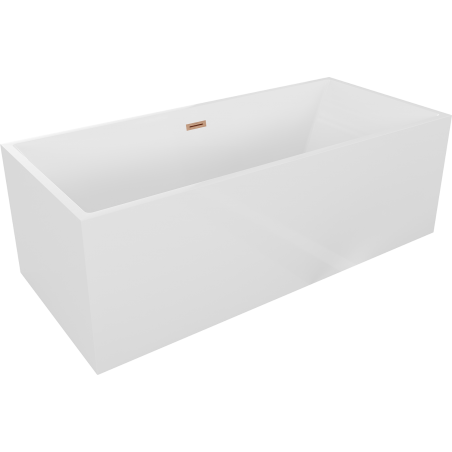 Mexen Vigo baignoire autoportante 178,5 x 80 cm, blanche, évacuation en laiton brossé - 51251788000-65