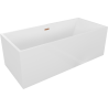 Mexen Vigo baignoire autoportante 178,5 x 80 cm, blanche, évacuation en laiton brossé - 51251788000-65
