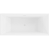 Mexen Vigo baignoire autoportante 178,5 x 80 cm, blanc/noir, trop-plein blanc - 51251788075-20