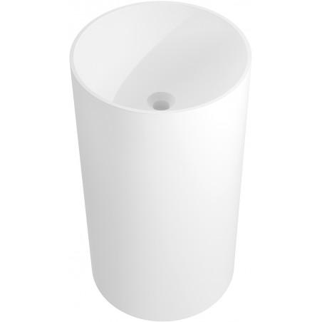 Mexen Ajax-01 lavabo autoportant en conglomérat 45 x 45 cm, blanc mat - 26504500