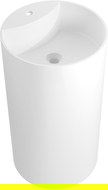 Mexen Ajax-02 lavabo autoportant en conglomérat 45 x 45 cm, blanc mat - 26514500