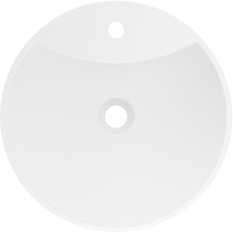 Mexen Ajax-02 lavabo autoportant en conglomérat 45 x 45 cm, blanc mat - 26514500