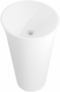 Mexen Nilda lavabo sur pied en composite 52 x 52 cm, blanc mat - 26555200