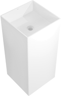 Mexen Xola-1 lavabo autoportant en conglomérat 40 x 40 cm, blanc mat - 26594000