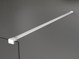 Mexen support simple pour paroi de douche 6-8 mm, blanc - 800-01-20
