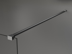 Mexen support pour paroi de douche, gris canon brossé - 800-01-66