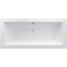 Mexen Cube baignoire rectangulaire 180 x 80 cm avec encadrement, Blanc - 55051808000X