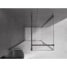 Mexen Velar cabine de douche coulissante 110 x 100 cm, transparent, métal canon de fusil - 871-110-100-01-95
