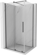 Mexen Velar cabine de douche coulissante 120 x 85 cm, transparent, métal gun - 871-120-085-01-95