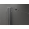 Mexen Velar cabine de douche coulissante 140 x 75 cm, transparent, métal fusil - 871-140-075-01-95