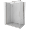 Mexen Velar cabine de douche coulissante 130 x 70 cm, transparent, nickel brossé - 871-130-070-01-97