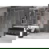 Mexen Velar cabine de douche coulissante 140 x 85 cm, transparent, nickel brossé - 871-140-085-01-97