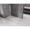 Mexen Velar cabine de douche coulissante 150 x 75 cm, transparent, nickel brossé - 871-150-075-01-97