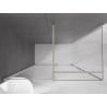 Mexen Velar cabine de douche coulissante 150 x 75 cm, transparent, nickel brossé - 871-150-075-01-97