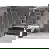 Mexen Velar cabine de douche coulissante 90 x 90 cm, transparent, nickel brossé - 871-090-090-01-97