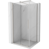 Mexen Velar cabine de douche coulissante 100 x 70 cm, transparent, nickel brossé - 871-100-070-01-97