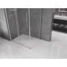 Mexen Velar cabine de douche coulissante 100 x 70 cm, transparent, nickel brossé - 871-100-070-01-97