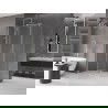 Mexen Velar cabine de douche coulissante 100 x 85 cm, transparente, nickel brossé - 871-100-085-01-97