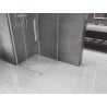 Mexen Velar cabine de douche coulissante 100 x 100 cm, transparent, nickel brossé - 871-100-100-01-97