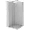 Mexen Velar cabine de douche coulissante 120 x 120 cm, transparent, nickel brossé - 871-120-120-01-97