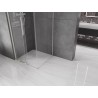 Mexen Velar cabine de douche coulissante 120 x 120 cm, transparent, nickel brossé - 871-120-120-01-97