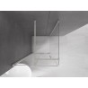 Mexen Velar cabine de douche coulissante 120 x 120 cm, transparent, nickel brossé - 871-120-120-01-97