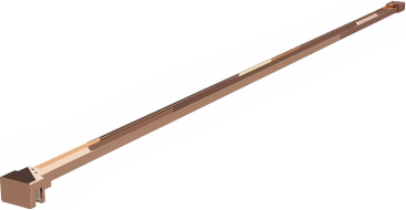 Mexen support droit pour paroi de douche 6-8 mm, or rose - 800-01-60
