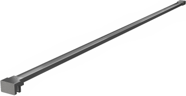 Mexen support droit pour paroi de douche 6-8 mm, gris canon brossé - 800-01-66