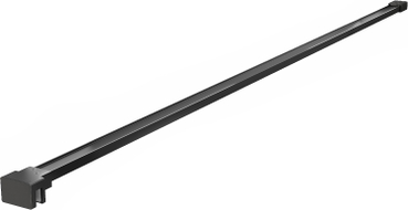 Mexen support droit pour paroi de douche 6-8 mm, noir - 800-01-70