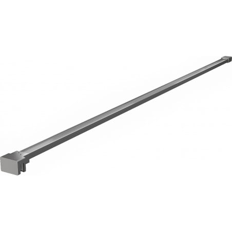 Mexen support droit pour paroi de douche 6-8 mm, gun metal - 800-01-95