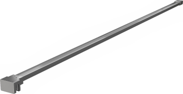 Mexen support droit pour paroi de douche 6-8 mm, gun metal - 800-01-95