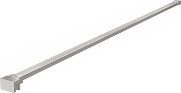 Mexen support droit pour paroi de douche 6-8 mm, nickel brossé - 800-01-97