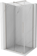 Mexen Velar cabine de douche coulissante 130 x 100 cm, transparente, nickel brossé - 871-130-100-01-97