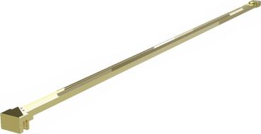 Mexen support droit pour paroi de douche 6-8 mm, doré - 800-01-50