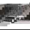 Mexen Velar cabine de douche coulissante 100 x 80 cm, graphite, chrome - 871-100-080-41-01