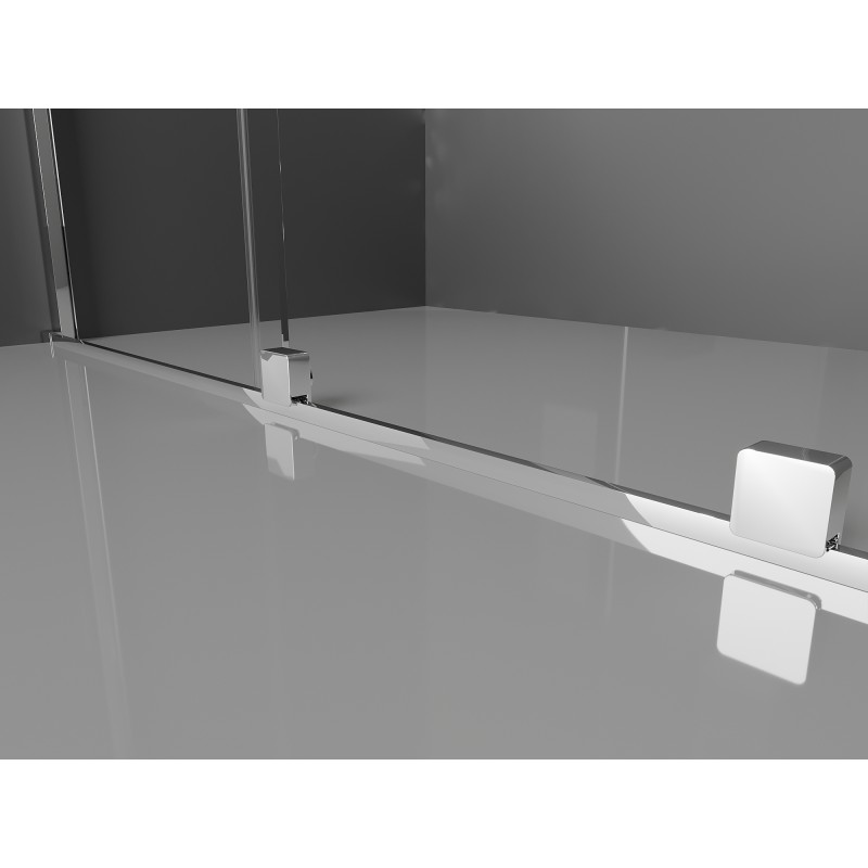 Mexen Velar cabine de douche coulissante 110 x 100 cm, graphite, chrome - 871-110-100-41-01