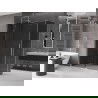 Mexen Velar cabine de douche coulissante 150 x 70 cm, graphite, chrome - 871-150-070-41-01