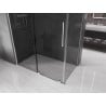 Mexen Velar cabine de douche coulissante 160 x 75 cm, graphite, chrome - 871-160-075-41-01