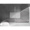 Mexen Velar cabine de douche coulissante 160 x 75 cm, graphite, chrome - 871-160-075-41-01