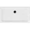 Mexen Flat receveur de douche rectangulaire slim 140 x 70 cm, Blanc, siphon Noir - 40107014B