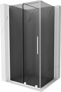 Mexen Velar cabine de douche coulissante 100 x 75 cm, graphite, blanc - 871-100-075-41-20